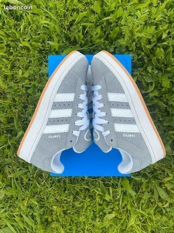 Baskets grises tendance unisexe