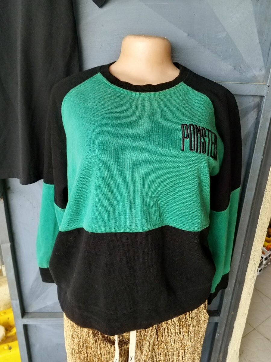 Sweat-shirt bicolore stylé