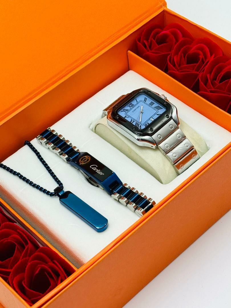 Ensemble Montre et Bijoux Élégant