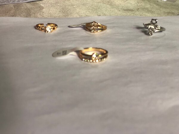 Bagues en plaqué or