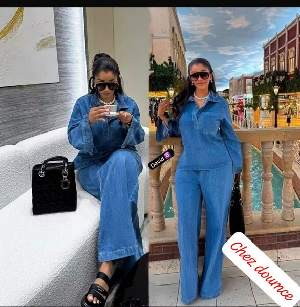 Robe en jean élégante