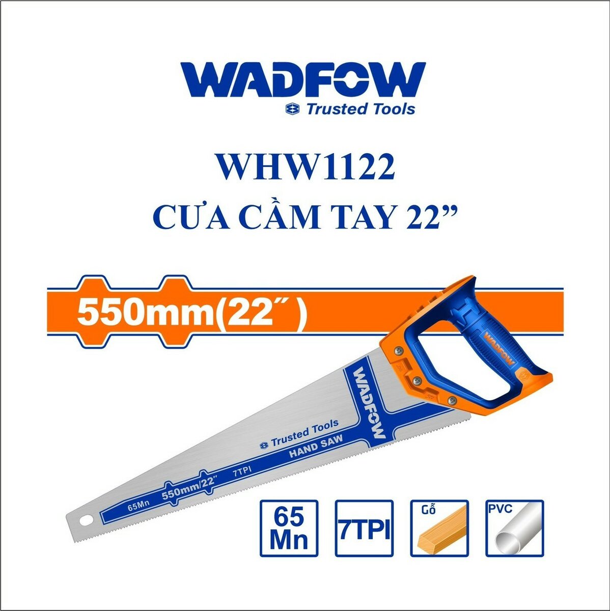 Scie à main 22" WADFOW