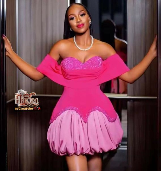 Robe de cocktail glamour