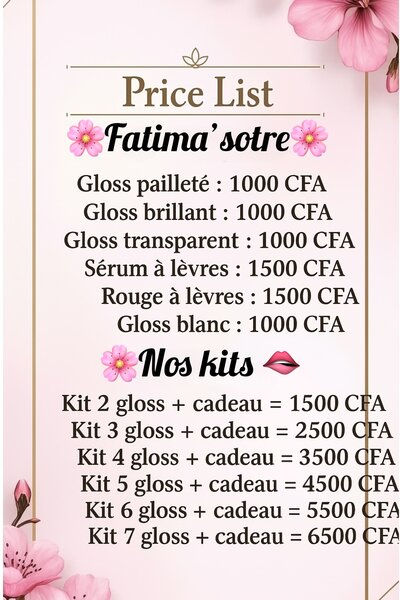 Gloss Fatima' Sotre