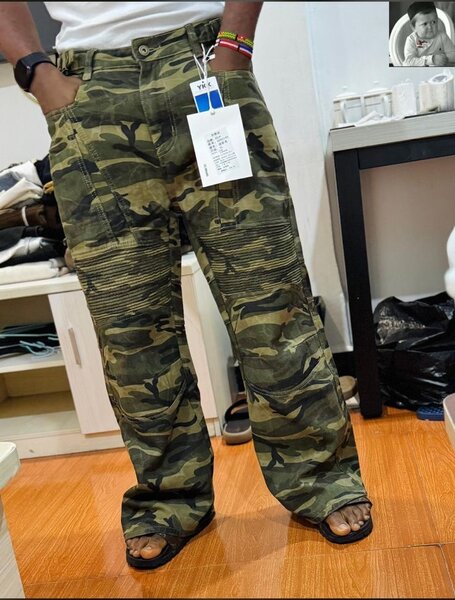 Pantalon Cargo Camouflage Homme