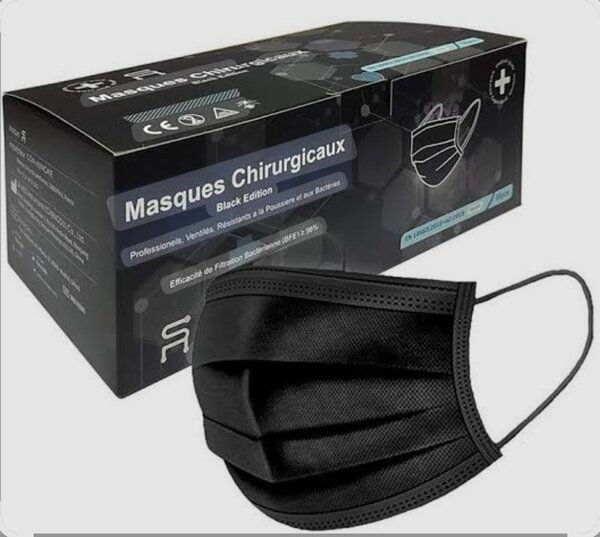 Masques Chirurgicaux Noirs