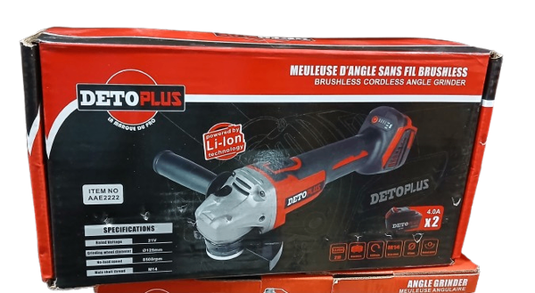 Meuleuse d'angle sans fil Detoplus