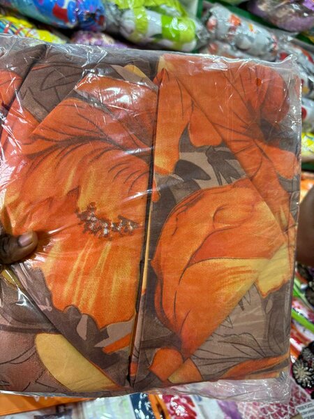 draps  de Burkina 3places