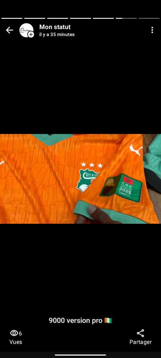 Maillot Côte d'Ivoire