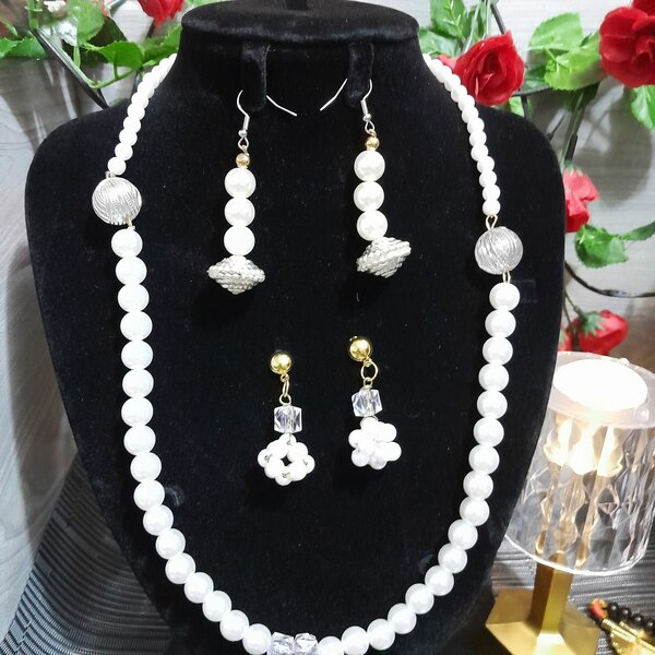 Collier Perles Élégant