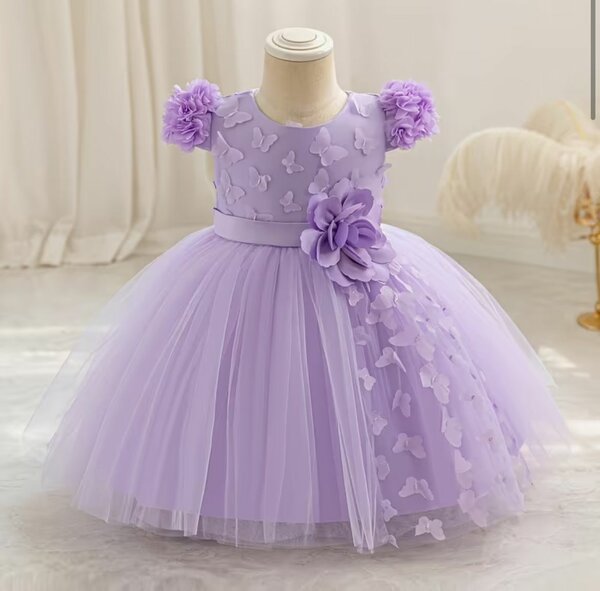 Robe en tulle lavande 1-2ans