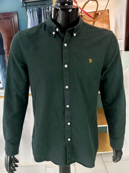 Chemise élégante vert homme