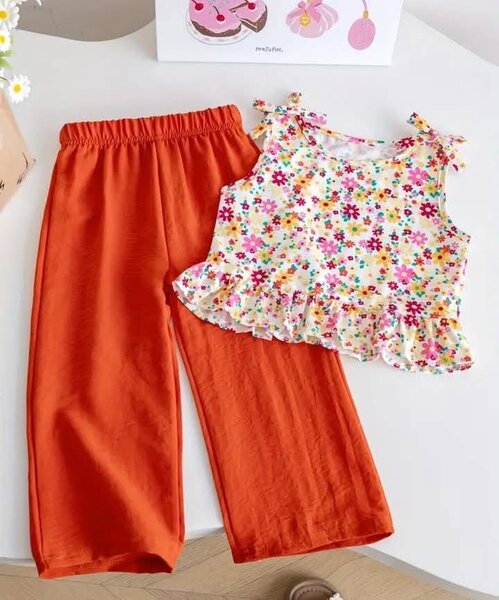 Ensemble fille été coloré
