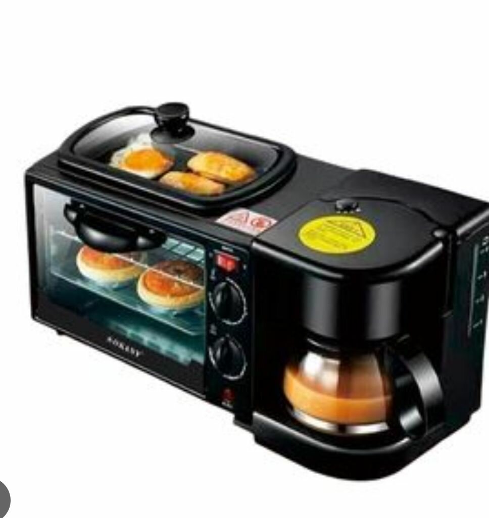 Machine à café et four 3 en 1 pour petit-déjeuner