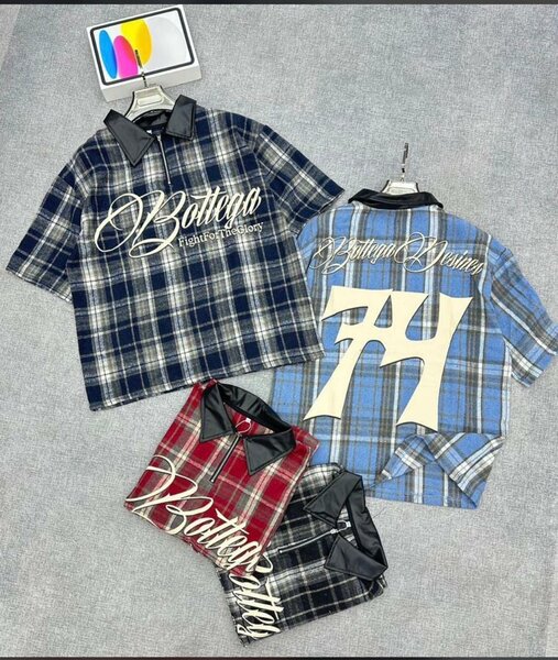 Chemise carreaux homme