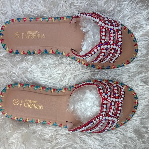 Sandales plates femme Fengmang