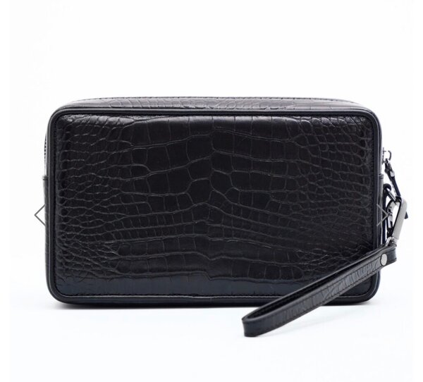 Sac homme aliwax croco noir