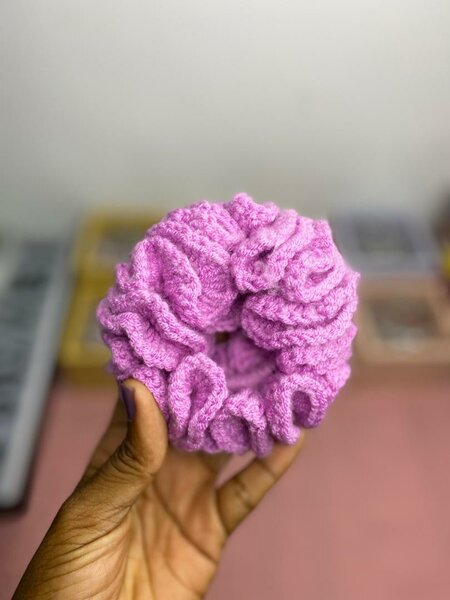 Chouchou en laine fait main