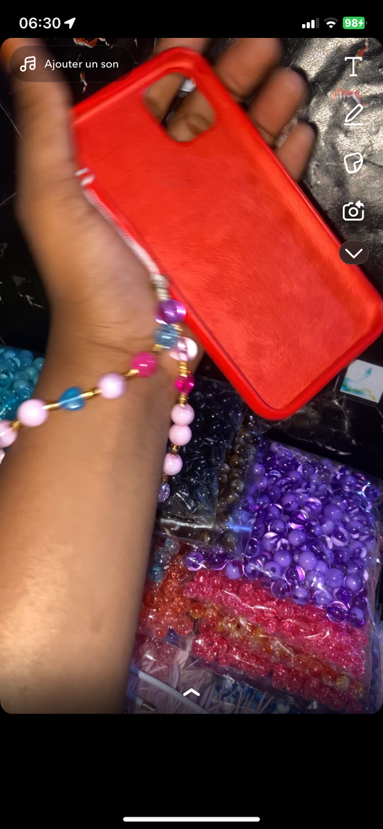 Breloque coque de téléphone