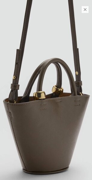 Sac seau en cuir élégant