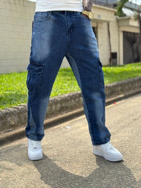 Jeans cargo homme moderne