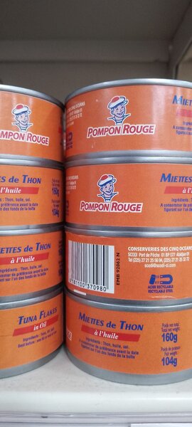 Miettes de Thon à l'Huile 160g