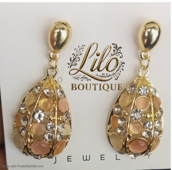 Elegant Rhinestone Earrings