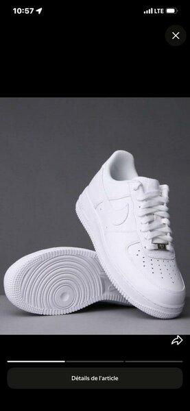 Baskets blanches minimalistes