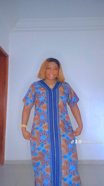 Floral African Maxi Dress