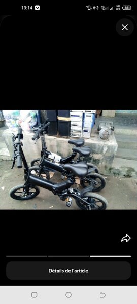 Vélo électrique pliable compact