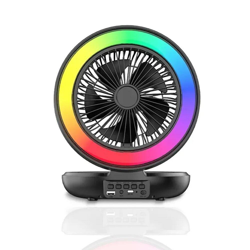 Ventilateur USB LED Arc-en-ciel