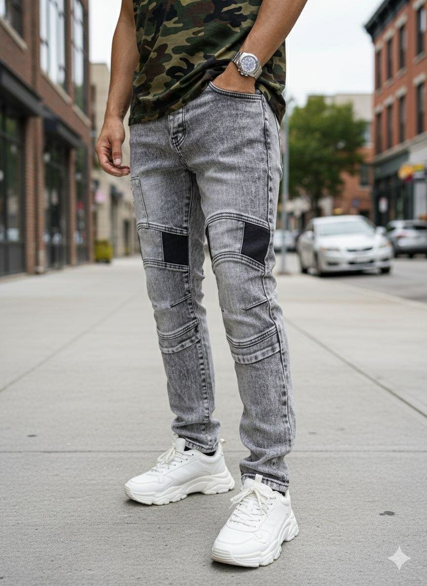 Jean homme décontracté style urbain