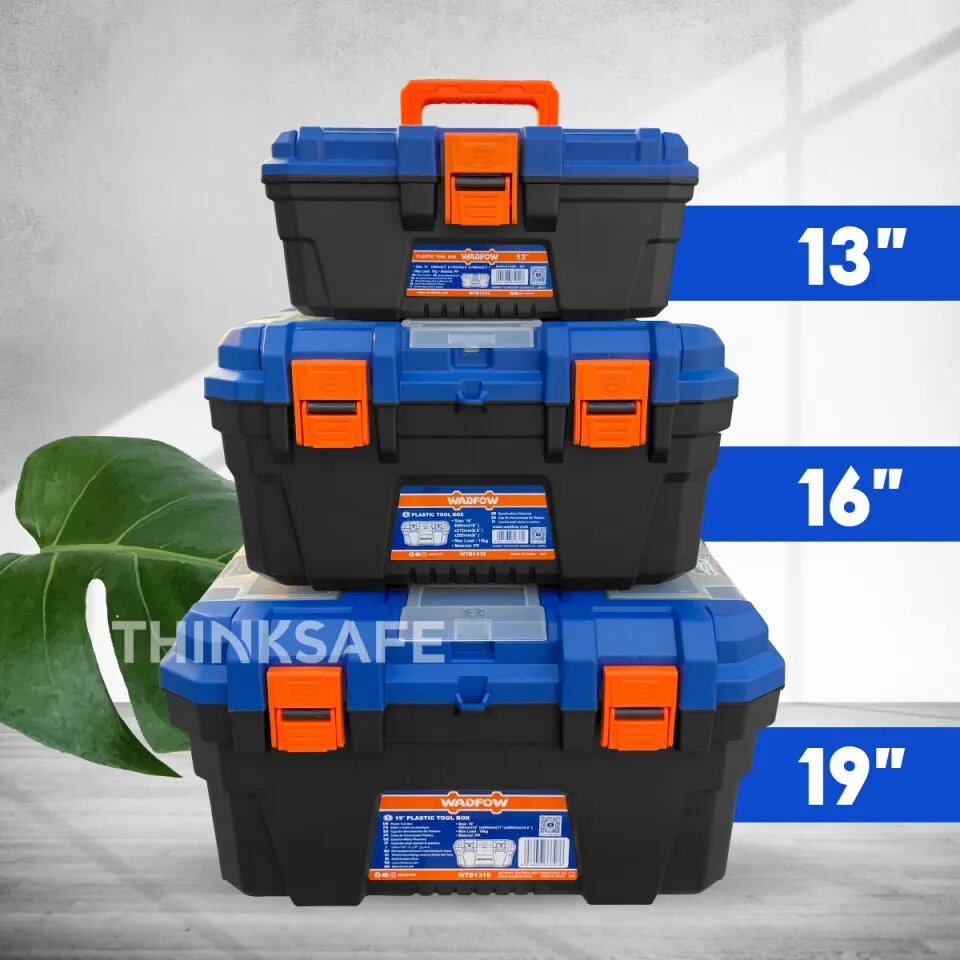 Set de 3 boîtes à outils robustes