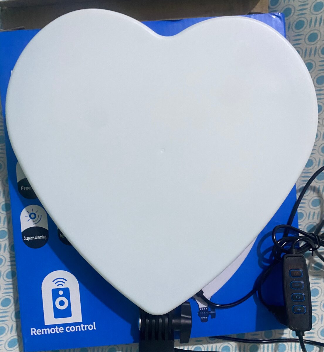 Right Light en forme de cœur