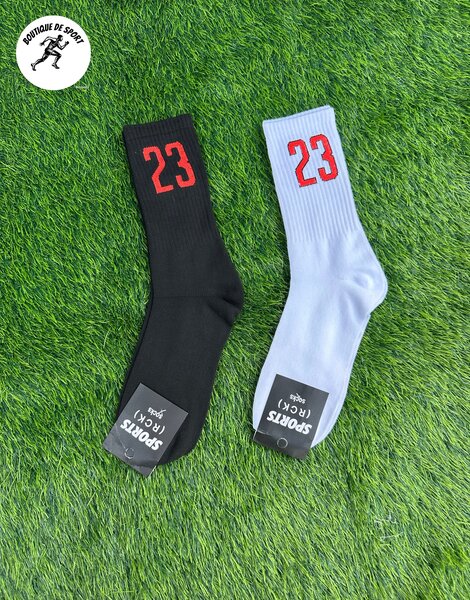 Chaussettes de sport avec numéro 23