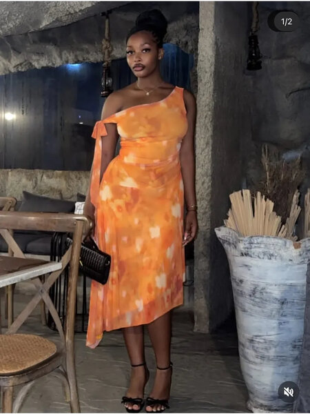 Elegant One-Shoulder Dress