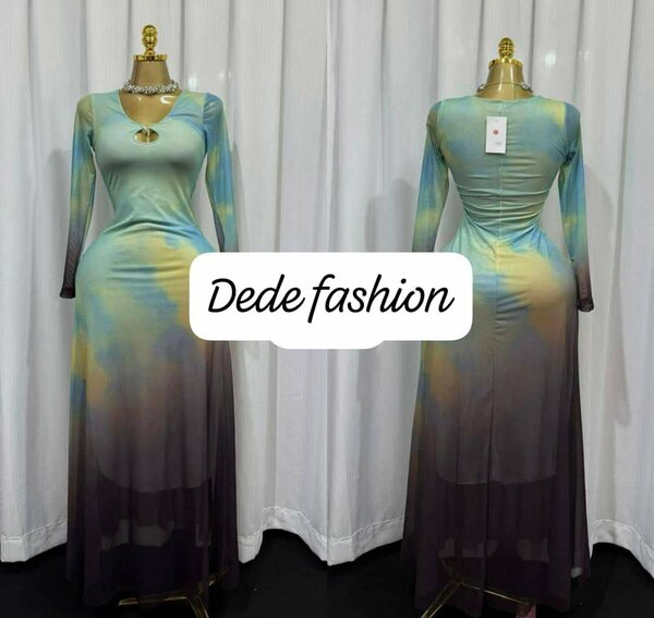 Robe Maxi Élégante Dégradée