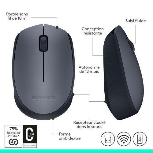 Logitech M170 Souris sans Fil