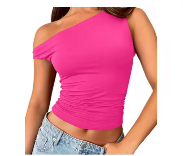 Top asymétrique femme