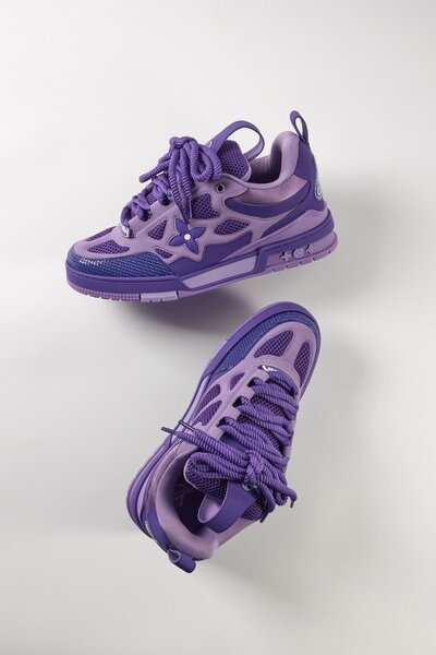 Chaussures sportives violettes pour femme