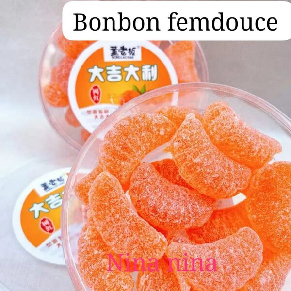 Bonbons femme orange