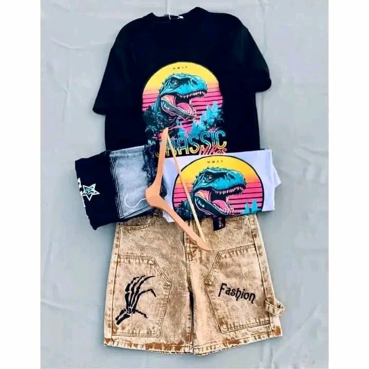 T-shirt dinosaure enfant