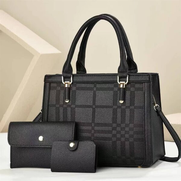 3-Piece Elegant Handbag Set