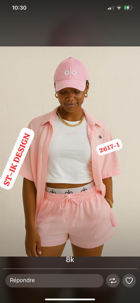 Ensemble décontracté rose