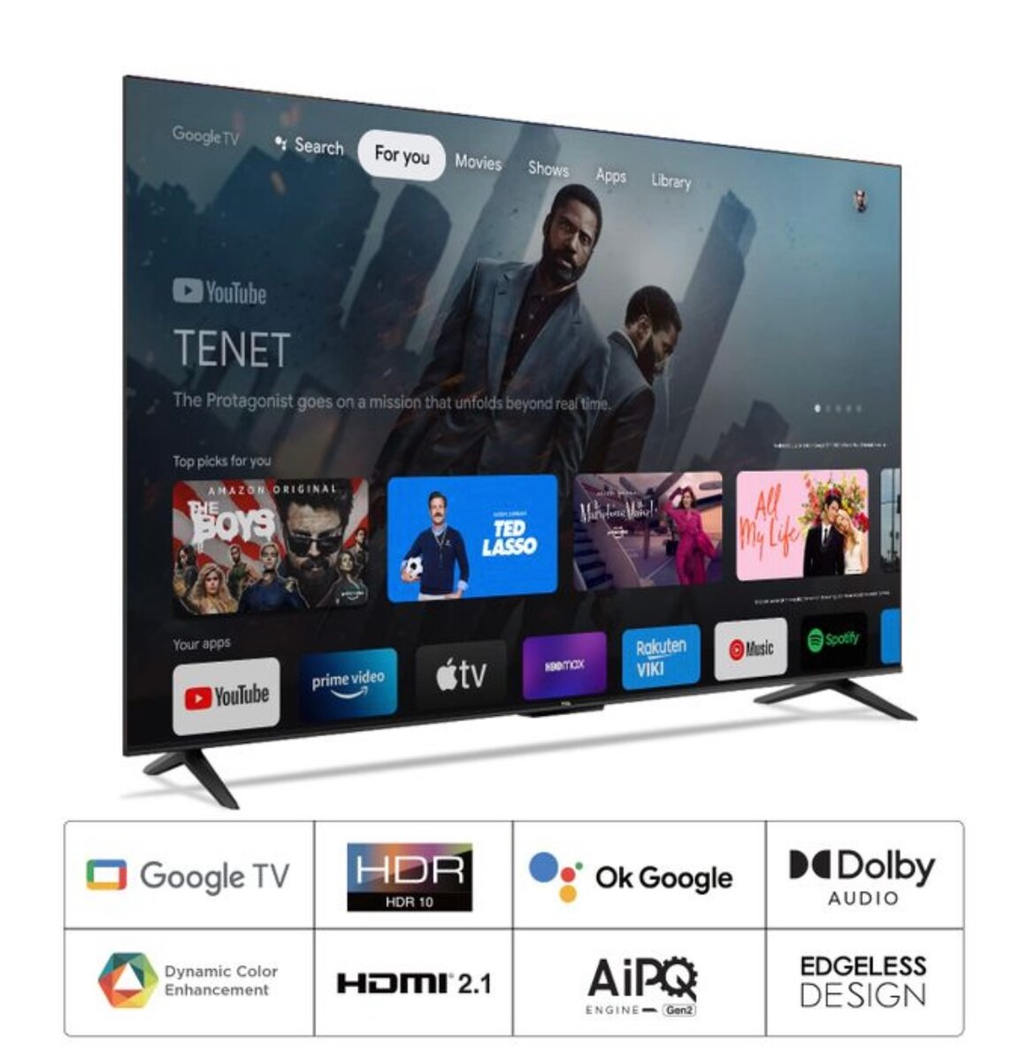 Smart TV 4K 55 pouces