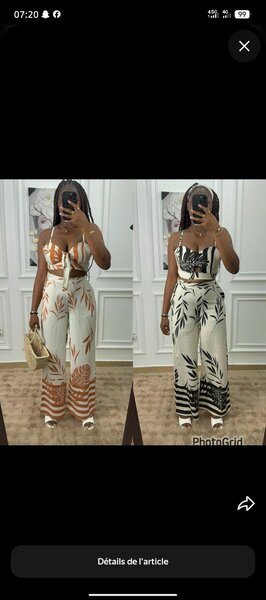 Combinaison imprimée été