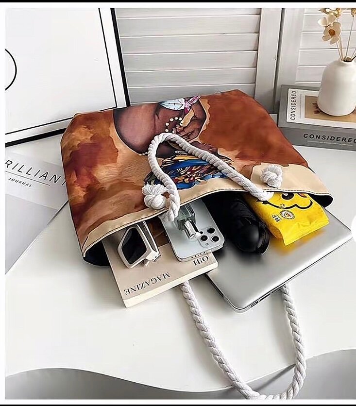 SacTote bag avec illustrations