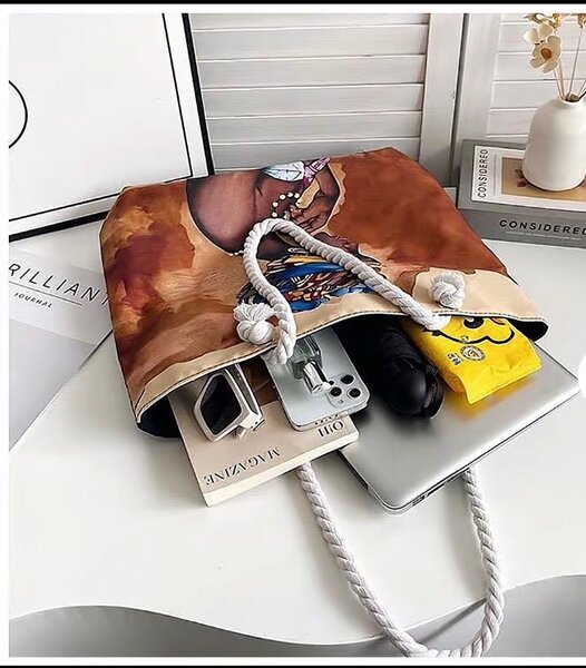 SacTote bag avec illustrations