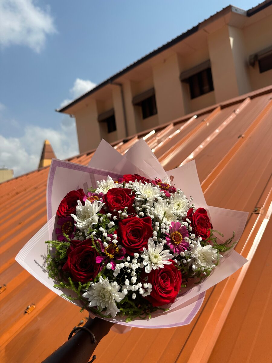 Bouquet de roses rouges
