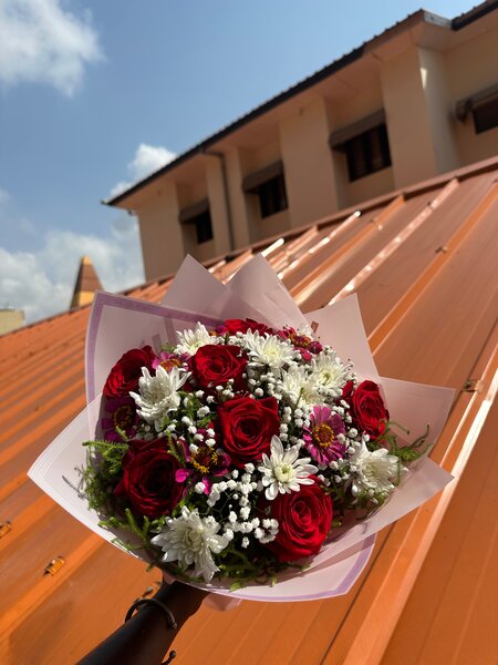 Bouquet de roses rouges